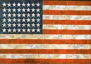 [Jasper Johns - Flag - 1954-55]