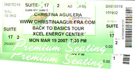 Aguilera Tickets