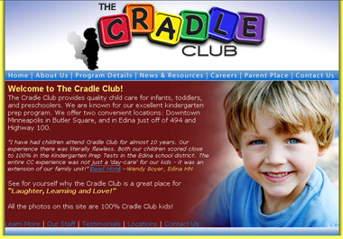 Ben Ragus on the Cradle Club Home Page
